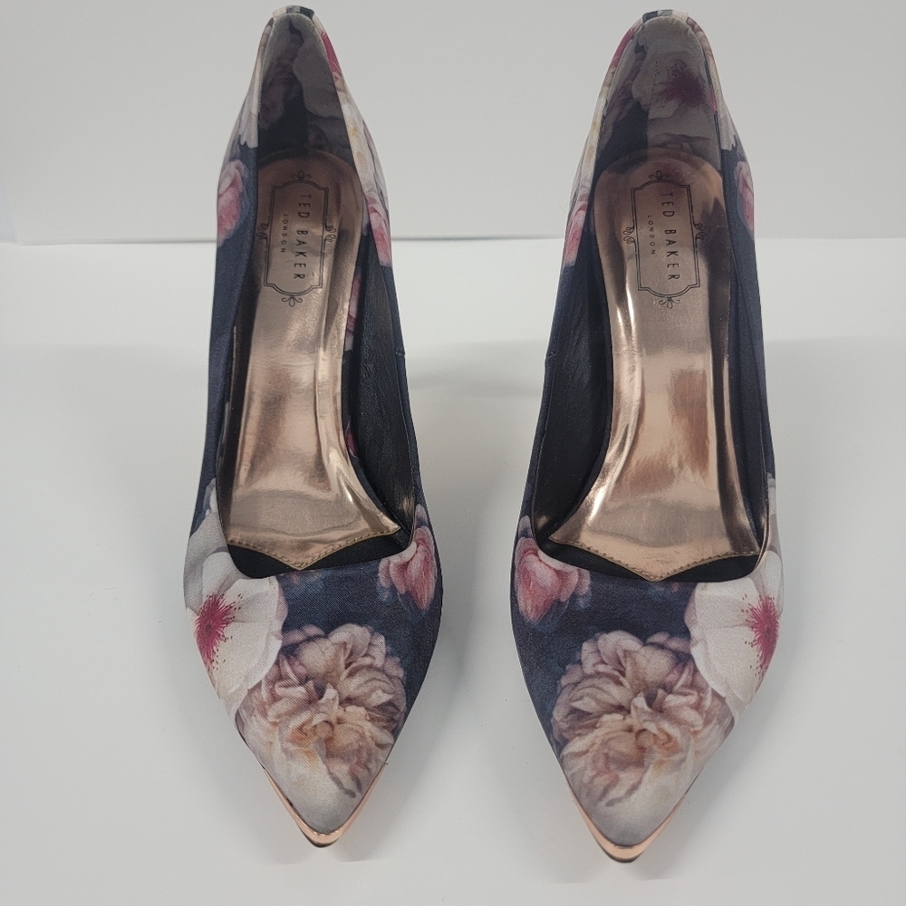 Ted Baker Heels Floral 39.5 9 - Picture 5 of 13